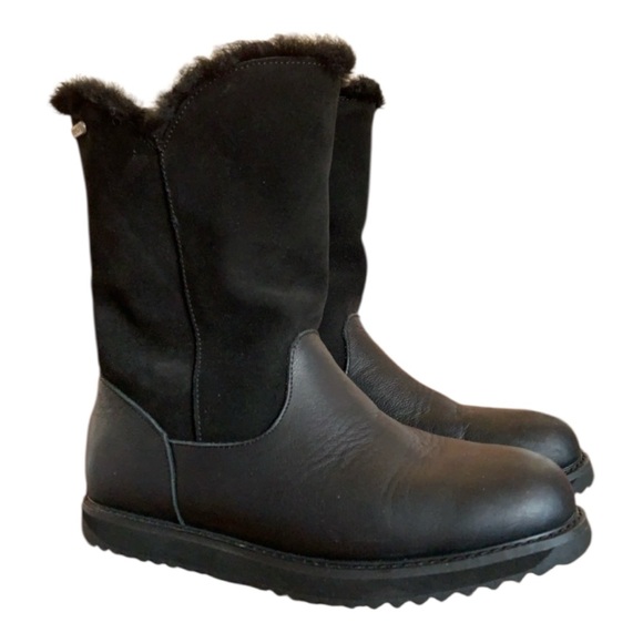 Emu Australia Latrobe Women's Black
Winter Boots Size 7 Leather Upper. - Picture 2 of 16